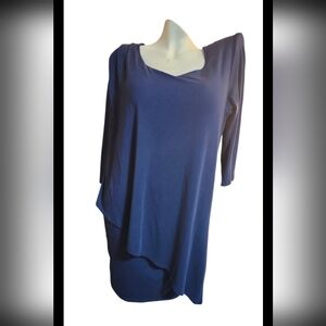 Gilmour, Vancouver, Bamboo Blend, Navy Blue Dress.